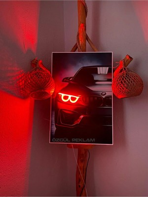 Özgül Reklam Bmw Neon  LED Tablo / Neon LED Tabela / Neon LED  / LED Tabela / LED Tablo / Bmw Neon Duvar Tablo