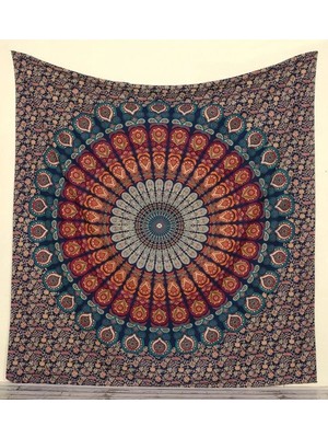 Özgül Reklam 1.kalite Mandala Desen Duvar Örtüsü Duvar Halısı Tapestry