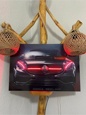 Özgül Reklam Mercedes Neon  LED Tablo / Neon LED Tabela / Neon LED  / LED Tablo / Mercedes Neon Duvar Tablo
