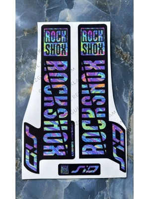 Özgül Reklam Renkli Bisiklet Maşa Sticker Seti Araba Sticker / Motor Sticker / Laptop Sticker Ultra Lüks