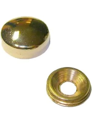 Pileli Store Vida Kapama Kapağı 20 Mm, Sarı - 100 Adet