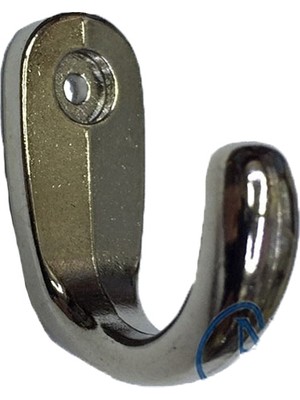 Die Grup Büyük Tekli Fincan Askı, Dekor Askısı - Nikel, 12X23X30 mm