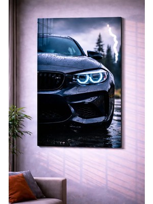 Özgül Reklam Pleksi Tablo | Bmw Araba | 3 mm Pleksi Baskı | Ultra Hd Parlak Duvar Tablosu