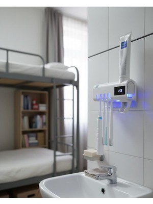 Die Grup Şarjlı Uv Diş Fırçası Sterilizasyon ve Saklama Ünitesi