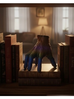 Die Grup 3D Modern Rengarenk El Heykeli 27X22 cm Statement Dekor