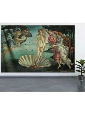 Özgül Reklam Venüsün Doğuşu Duvar Örtüsü Duvar Halısı Tapestry