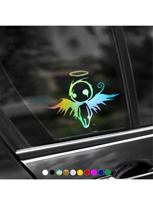 Özgül Reklam Ölüm Meleği Çıkartması Gotik Sticker Araba Sticker / Motor Sticker / Laptop Sticker