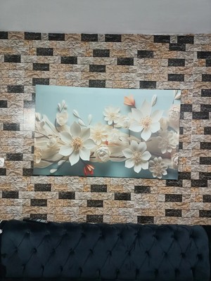 Özgül Reklam Kanvas Tablo / Çiçek Kanvas Tablo / Beyaz Gül Çiçek  Kanvas Tablo Ev Ofis Kanvas Tablo