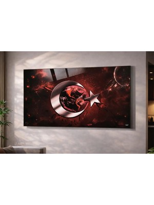 Özgül Reklam Pleksi Tablo | Gazi Mustafa Kemal Atatürk Tablo | 3 mm Pleksi Baskı | Ultra Hd Parlak Duvar Tablosu