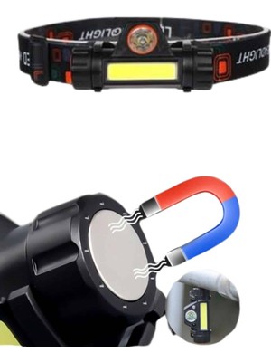 Esplendor Ledli Şarjlı Kafa Lambası LED Şarjlı Su Geçirmez Kafa Feneri