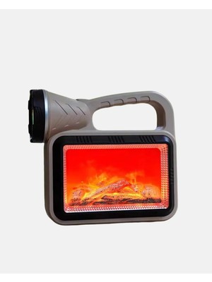 Esplendor Güneş Enerjili Alev Efektli Lamba Cob LED Su Geçirmez Çok Fonksiyonlu