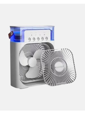 Esplendor Taşınabilir Mini Klima Fan 3’ü 1 Arada Soğutucu, Nemlendirici ve Gece Lambası