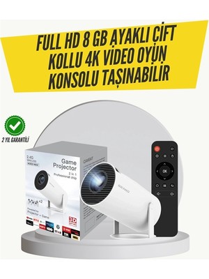 Esplendor Kablosuz 4K Projeksiyon – Wi‑fi 6 & Bluetooth 5.0 ile Oyun ve Uygulama Merkezli