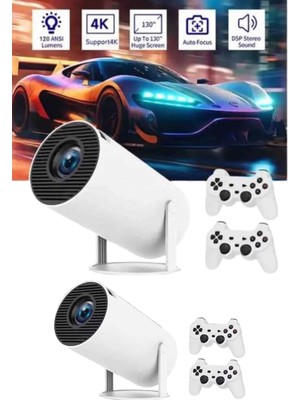 Esplendor Full Hd 8 GB Ayaklı Çift Kollu 4K Video Oyun Konsolu Taşınabilir