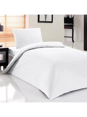 Esplendor Nevresim Dünyası Otel Tipi Tek Kişilik Nevresim Takımı Beyaz