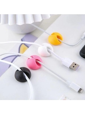 Esplendor Siyah Beyaz Kablo Sabitleme Klipsi 10 Lu