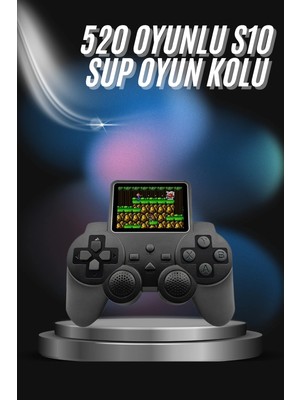 Esplendor S10 Gamepad 520 Oyunlu Klasik Taşınabilir Retro Oyunlar Oyun Konsolu El Atarisi