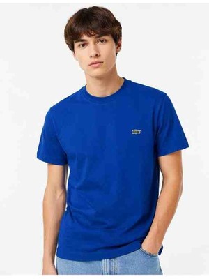 Lacoste Bisiklet Yaka Regular Fit Mavi