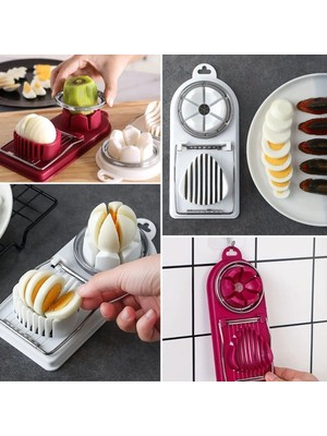 Bucuks® Çok Fonksiyonlu Eşit Yumurta ,meyve Dilimleyici Kesici Aparat
