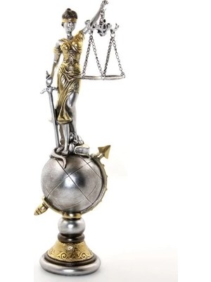 Esplendor Polyester Dünya Küre Üzerinde Adalet Biblosu Model 1