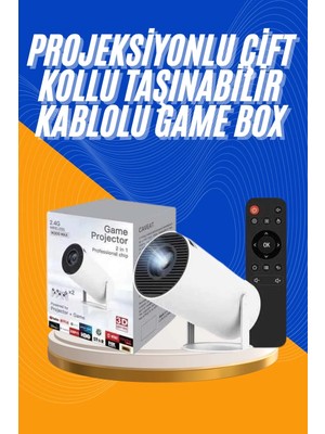 Esplendor Projeksiyon Cihazı Video Oyun Konsolu 8 GB Hafıza LCD Ekran Kumandalı