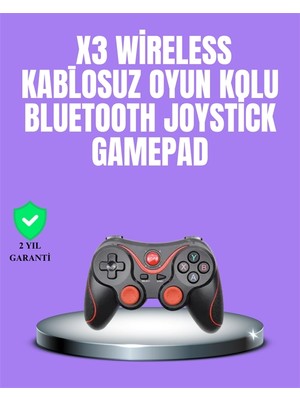 Esplendor X3 Gamepad Bluetooth Bağlantılı Kablosuz Oyun Kolu Standart Ebatlar ile Gelişmiş Kontrol