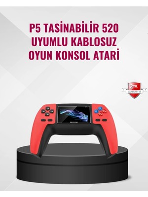 Esplendor P5 Retro Gamepad 520 Oyunlu Taşınabilir Oyun Konsolu