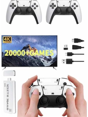 Esplendor 3D 4K 2000 Oyunlu Game Stick Oyun Konsolu Çift Konsol