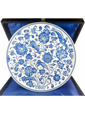 Çini Evi Mavi Çiçek Bahçesi – Iznik Çini Tabak