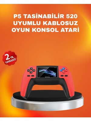Esplendor Uzun Pil Ömürlü 520 Oyunlu P5 Retro Konsol