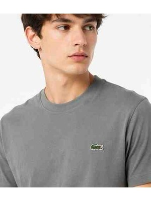 Lacoste Bisiklet Yaka Regular Fit Gri