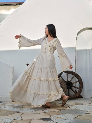 Die&More Gofre Keten Elbise