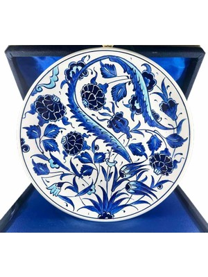 Çini Evi Iş Ortağına Hediye – Mavi Beyaz Iznik Çini Tabak