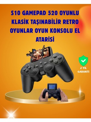 Esplendor Retro El Konsolu 500 Oyunlu Taşınabilir Mini Oyun Cihazı Çocuklar ve Yetişkinler İçin