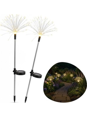 Esplendor 2 Adet Saçak Model Sensörlü Solar Bahçe Lambası