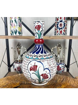 Çini Evi Osmanlı Karanfili – Iznik Çini Gözyaşı Vazo