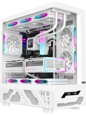 Apphirex WX11 Ryzen 7 5700X 32GB Ram 1tb M2 SSD RTX5060 Sıvı Soğutmalı Beyaz Masaüstü Oyuncu Bilgisayarı