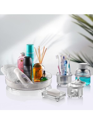 Toyigoo 5 Parça Banyo Seti Beyaz TYG-84037RS