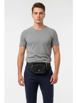 Hamze Seventeen 3432 Siyah Bel Unisex Çantası