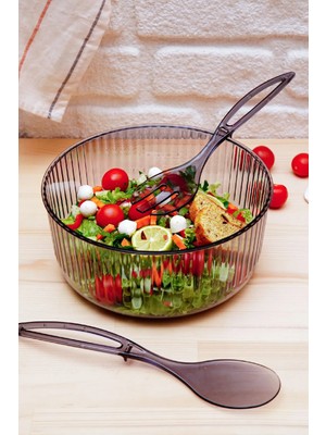 Toyigoo Kaşıklı Salata Kasesi ROYALEKS-82936 TYG-84037RS
