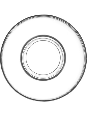 PremiumPort Eda Cam Çay Tabağı Takımı, 6 Kişilik, Şık ve Dayanıklı Tasarım