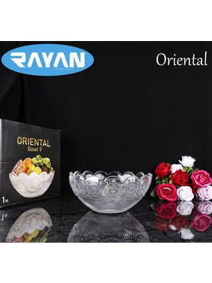 Toyigoo Cam Kase Bohemia Meyvelik 23 Cm. ROYALEKS-G-505B TYG-84037RS