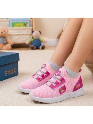 Kantex Günlük Unisex Çocuk Lastikli Sneaker Nefes Alabilen Hafif Rahat Spor Ayakkabı RCN-0027