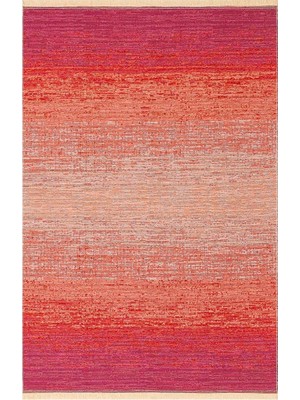 Eko Halı Kutnu Kılım Ktn 01  Modern Ombre Renk Geçişli Yıkanabilir Çift Taraflı Kilim