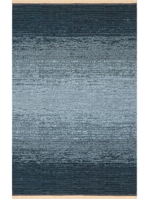 Eko Halı Kutnu Kılım Ktn 01  Modern Ombre Renk Geçişli Yıkanabilir Çift Taraflı Kilim