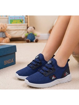 Kantex Günlük Unisex Çocuk Lastikli Sneaker Nefes Alabilen Hafif Rahat Spor Ayakkabı RCN-0027