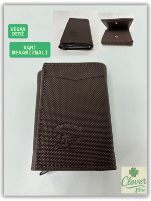 Clover Store Erkek Cüzdan Kart Mekanizmalı Şık ve Spor Cüzdan