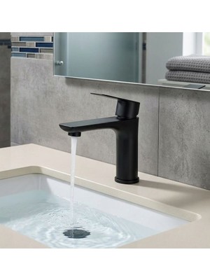 FAWER Faucet & Shower Siyah Lavabo Bataryası - 600 B