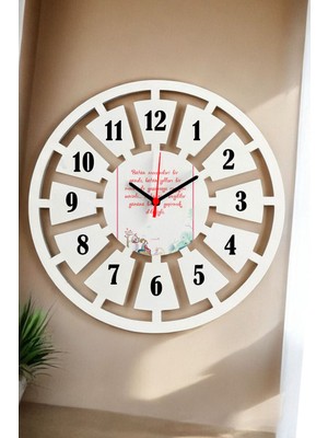 Şık ve Modern 40CM Duvar Saati, Sevgi Dolu Hediye Fikri