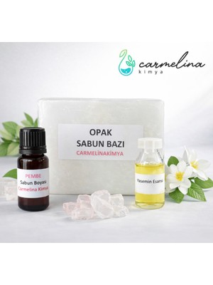 Carmelina Pembe Opak Sabun Yapım Seti- 2